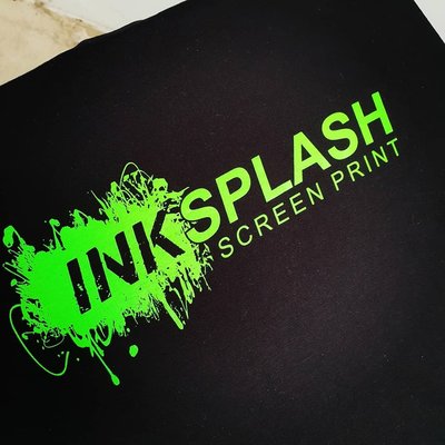 Ink Splash Screen Print, Custom T-Shirt Screen printing, Design